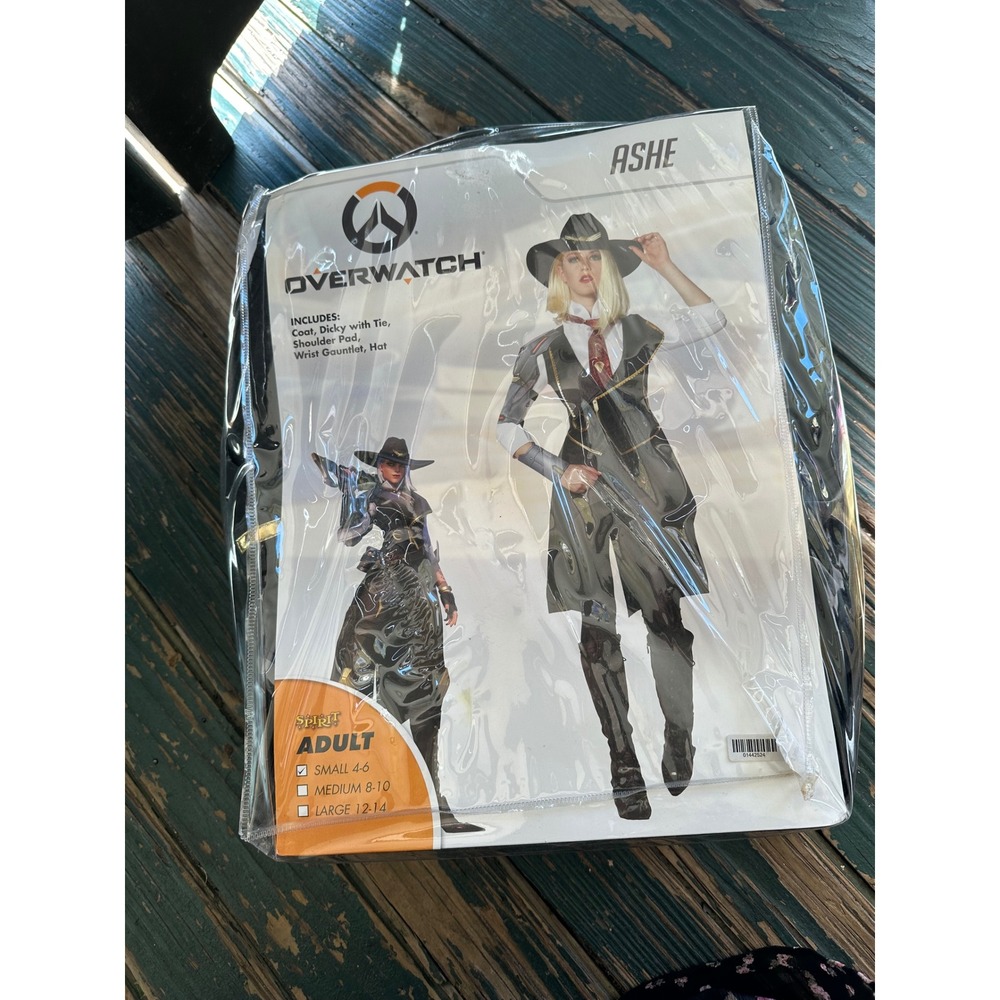 Spirit Halloween Overwatch Ashe Costume Adult Small 4-6 Blizzard Cosplay A4247